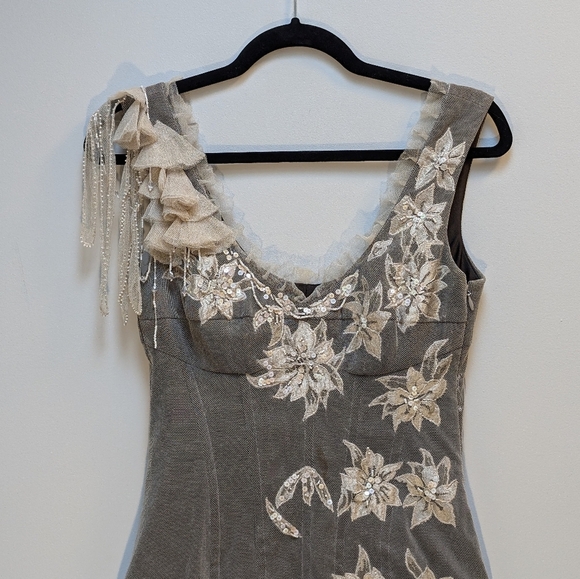 Vintage Ornamental Sequin Flowers Press & Bastyan - Picture 2 of 10